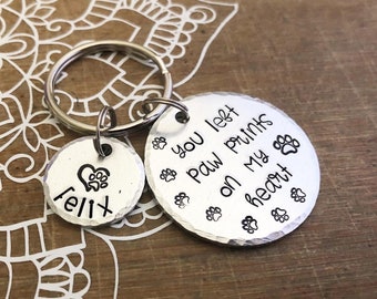 Plata collar cadena patas huellas de perro saudíes animal Gato Perro regalo