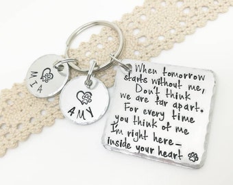 Pet Memorial Keychain, Angel With Paws, Family dog, Family cat, Family pet, Keychain for Pet, Dog Keychain, Pet loss, Pet loss keepsake