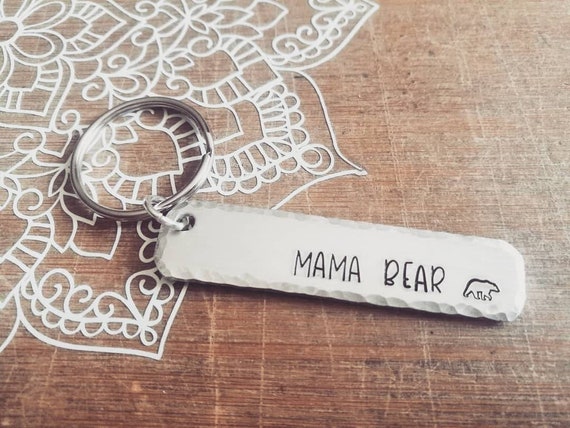 mummy bear keyring