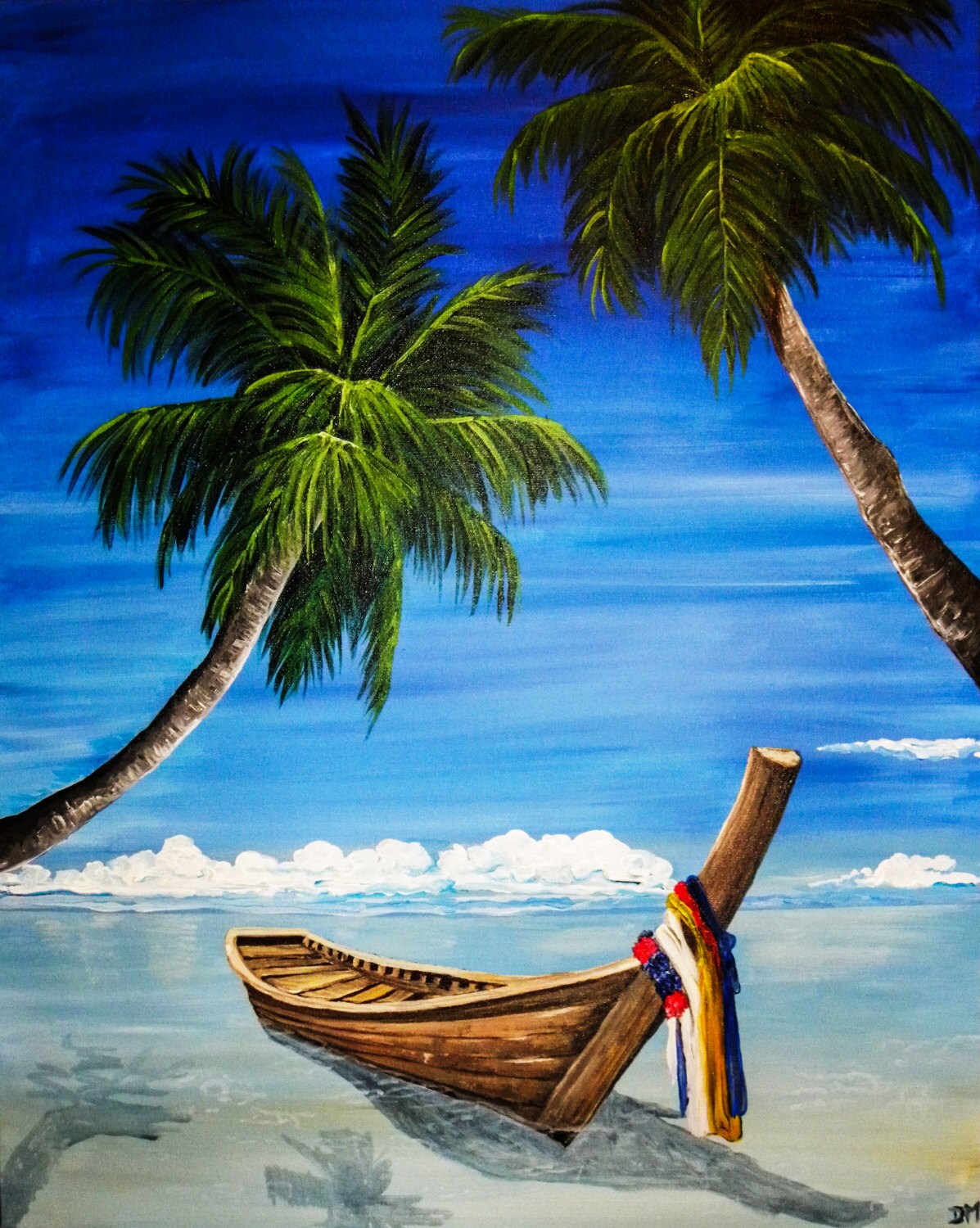 The Beach Art Print Etsy