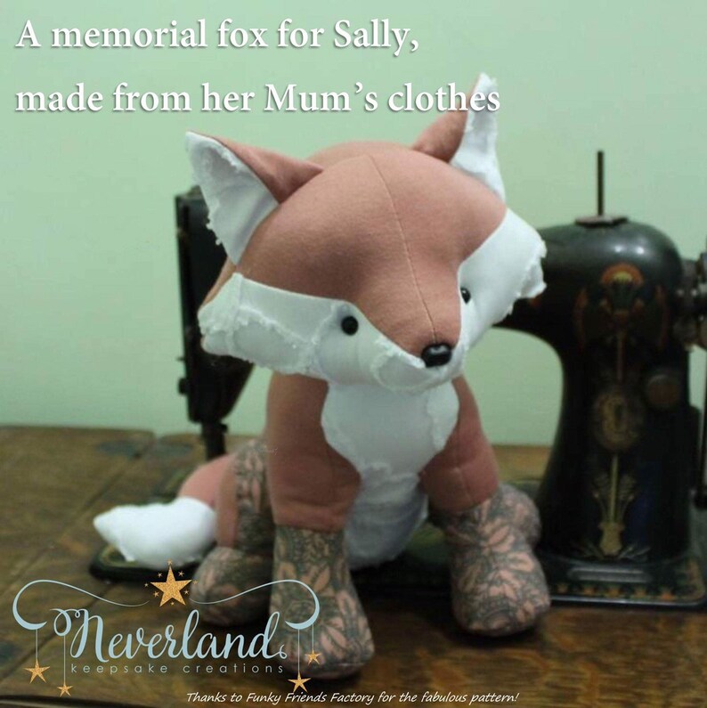 personalised fox teddy