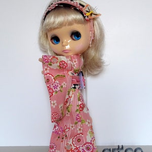 Kimono, pour poupée Blythe. Une création ART'CO. image 3
