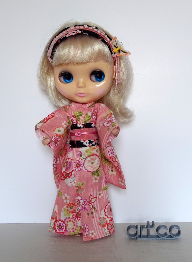 Kimono, pour poupée Blythe. Une création ART'CO. image 4