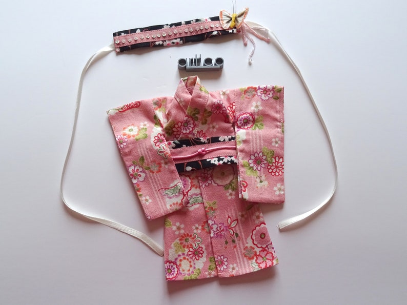 Kimono, pour poupée Blythe. Une création ART'CO. image 1