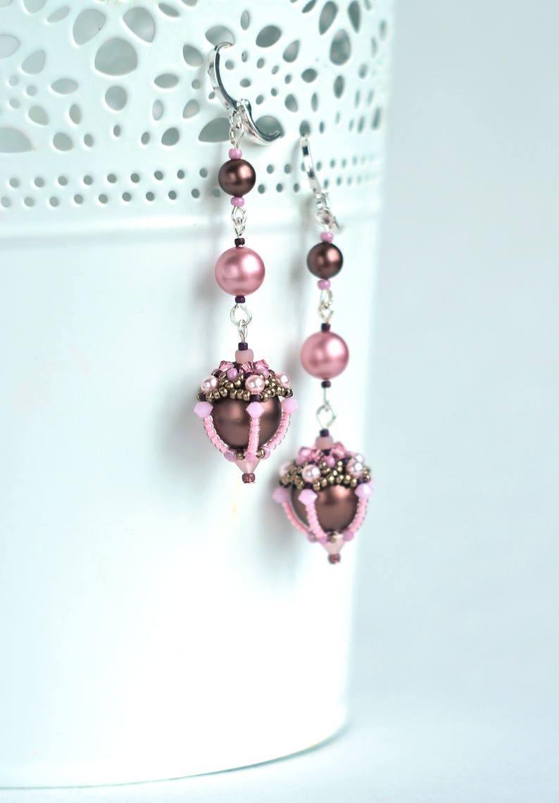 birthday beaded earrings
