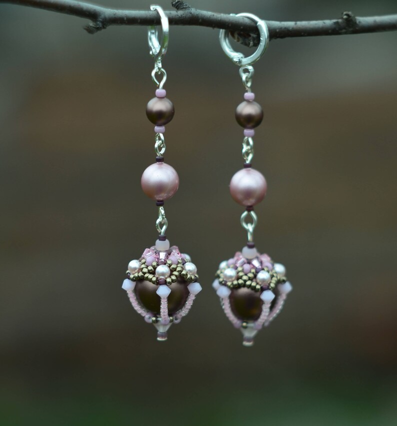 birthday beaded earrings