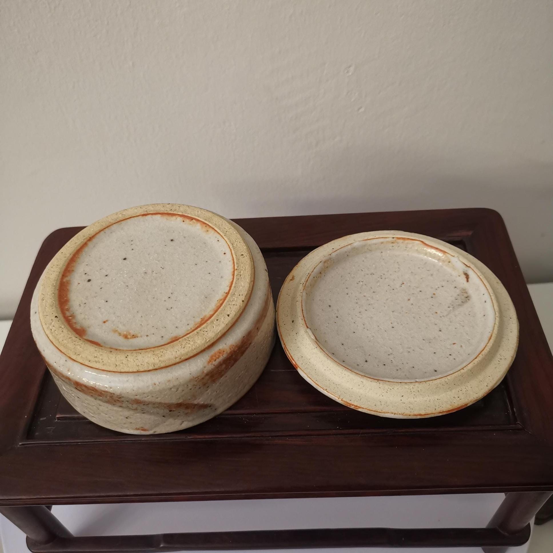 日本の志野焼の蓋付きボウル、コレクターズ陶器 - Etsy 日本