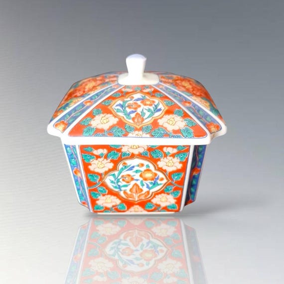 有田焼 蓋付き磁器ボウル、日本のコレクターズ食器 - Etsy 日本