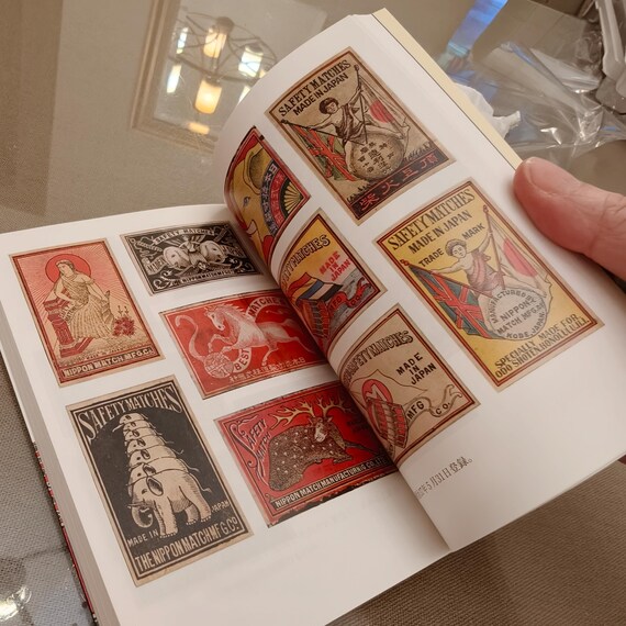 Meiji Taisho Japan Matchbox Labels Art Book, Retro Advertising
