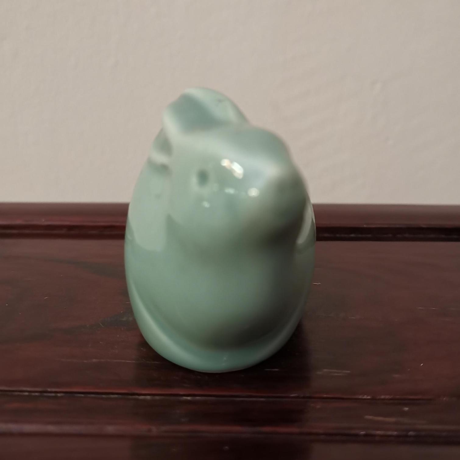 Japanese Celadon Rabbit, Ceramic Zodiac Animal Toothpick Holder - Etsy