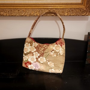 Borsa in seta giapponese per kimono, borsa in seta, borsa in tessuto, borsa a mano, borse giapponesi, accessori per kimono giapponesi, da collezione