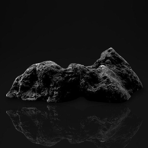 Vintage Japanese Suiseki Viewing Stone, Kamuikotan Scholar's Rock