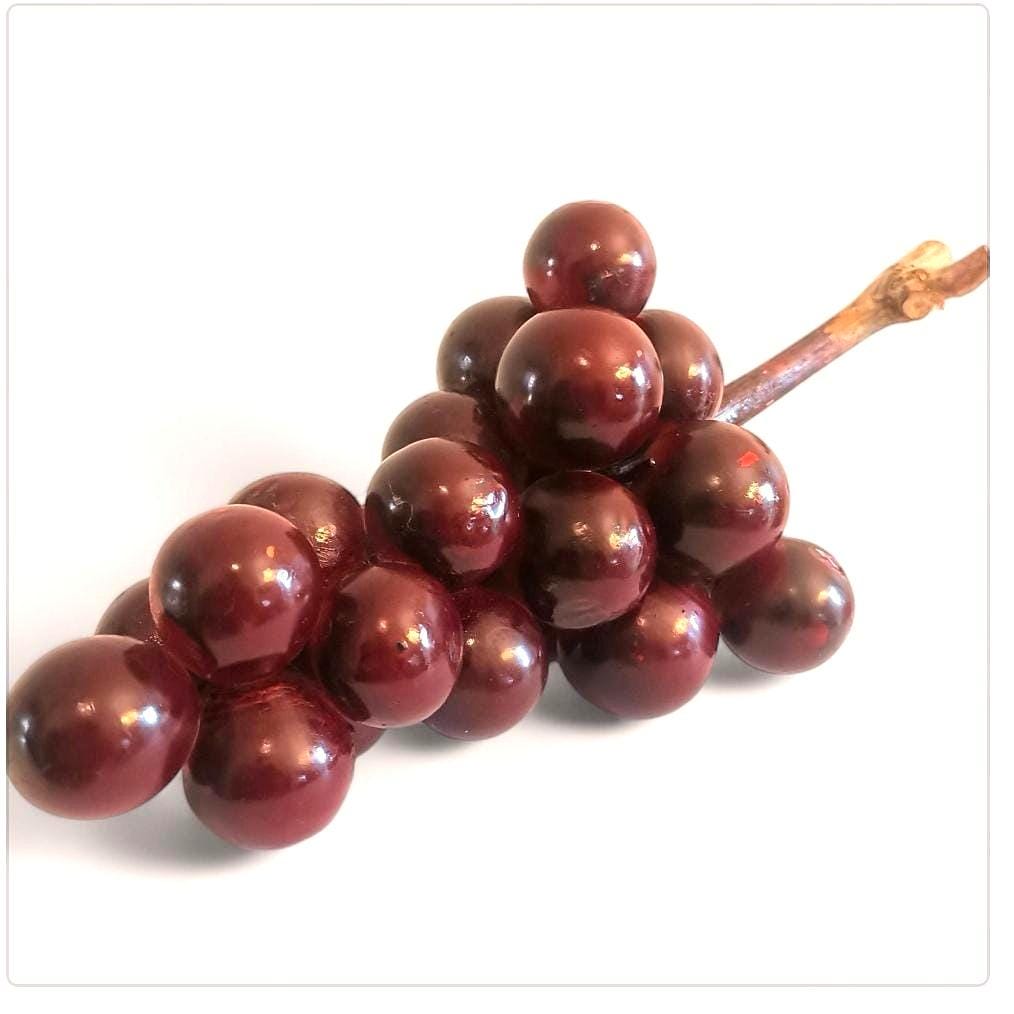 ヴィンテージ 不透明パープル ルーサイト グレープクラスター、ミッド