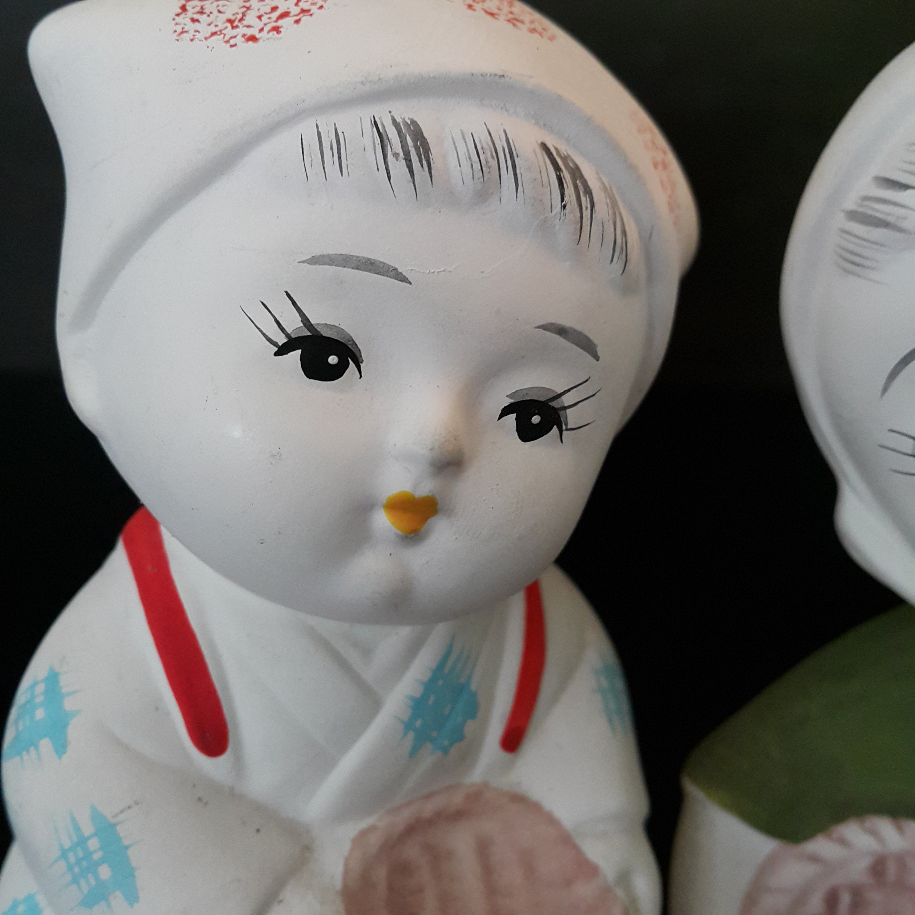 Vintage Japanese Hakata Doll Hakata ningyo boy and girl Etsy