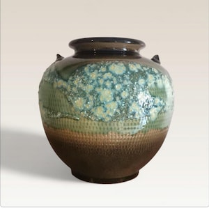 Unique design Japanese vase, handmade Pottery Vase, japanese studio pottery, Flower Vases, ikebana container,shikaraki ware