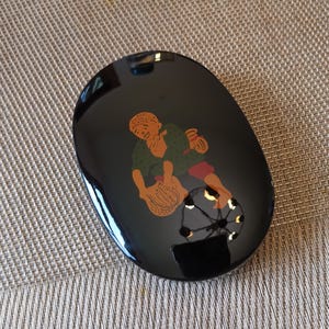 Glossy small box Japanese Vintage Lacquerware Box, Traditional hand made Lacquerware, vintage lacquer box,  gift for woman