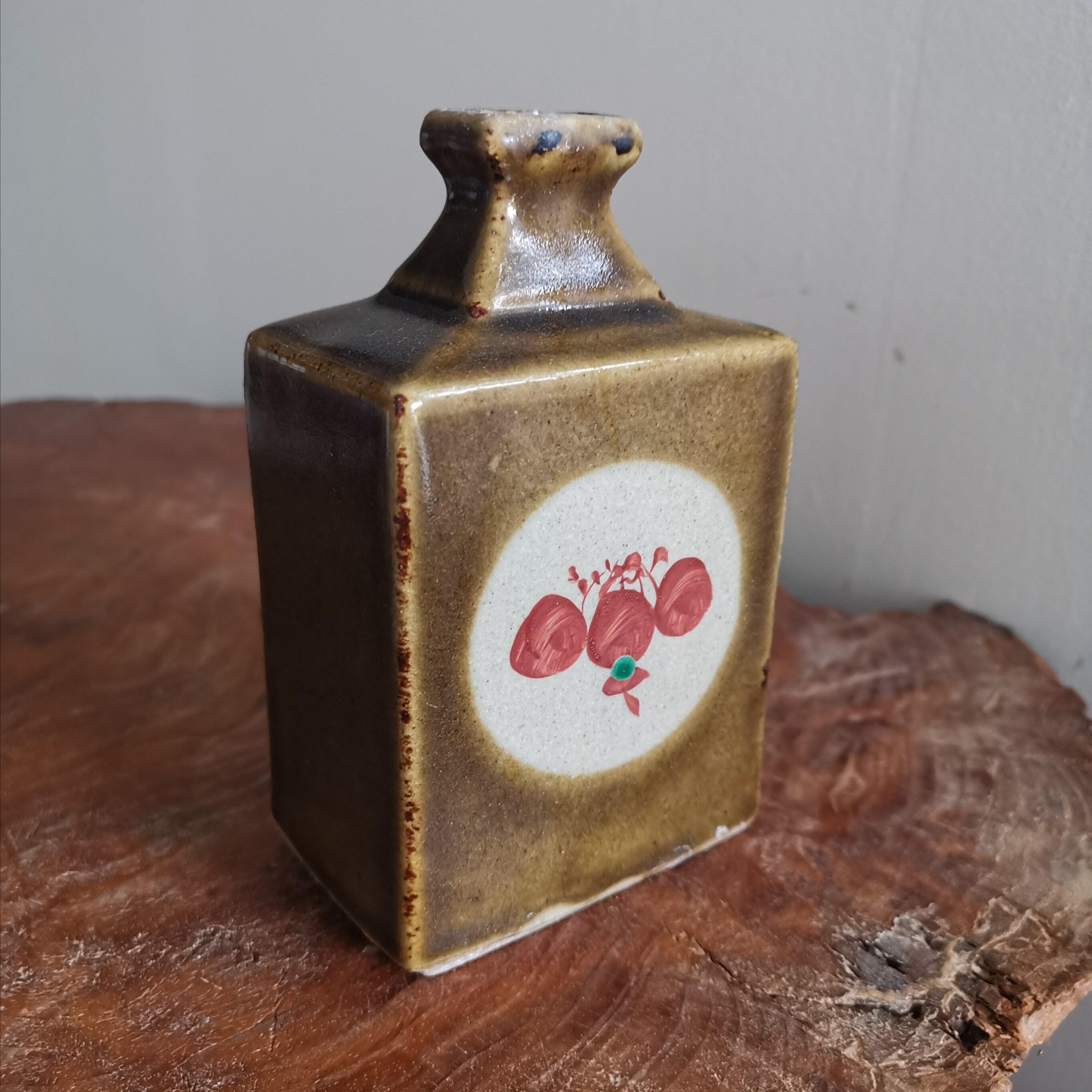 Mashiko Bottle Vase 益子焼, Japanese Mengai Pottery - Etsy Canada