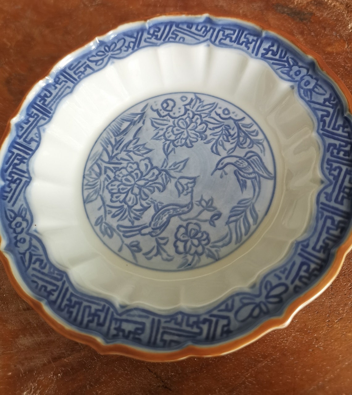 Japanese small plates tsukemono plate japanese blue & white Etsy