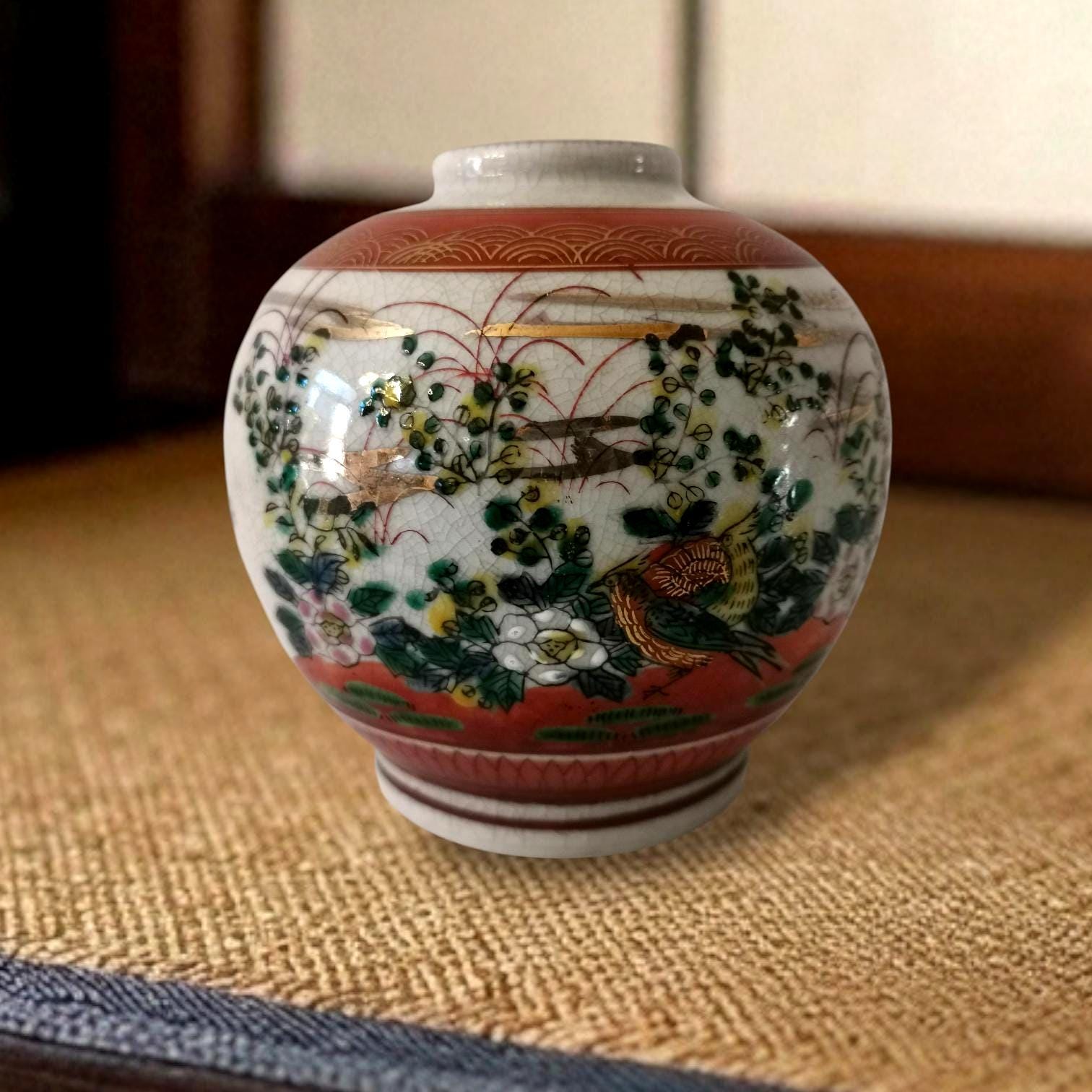 Japan Kutani Vase - Etsy Denmark
