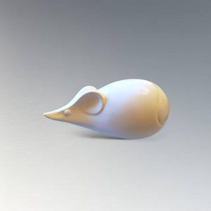陶器製のネズミの置物、日本の子年、白い陶器の装飾品 - Etsy 日本
