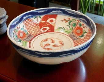 Antieke Meiji-Imari-kom