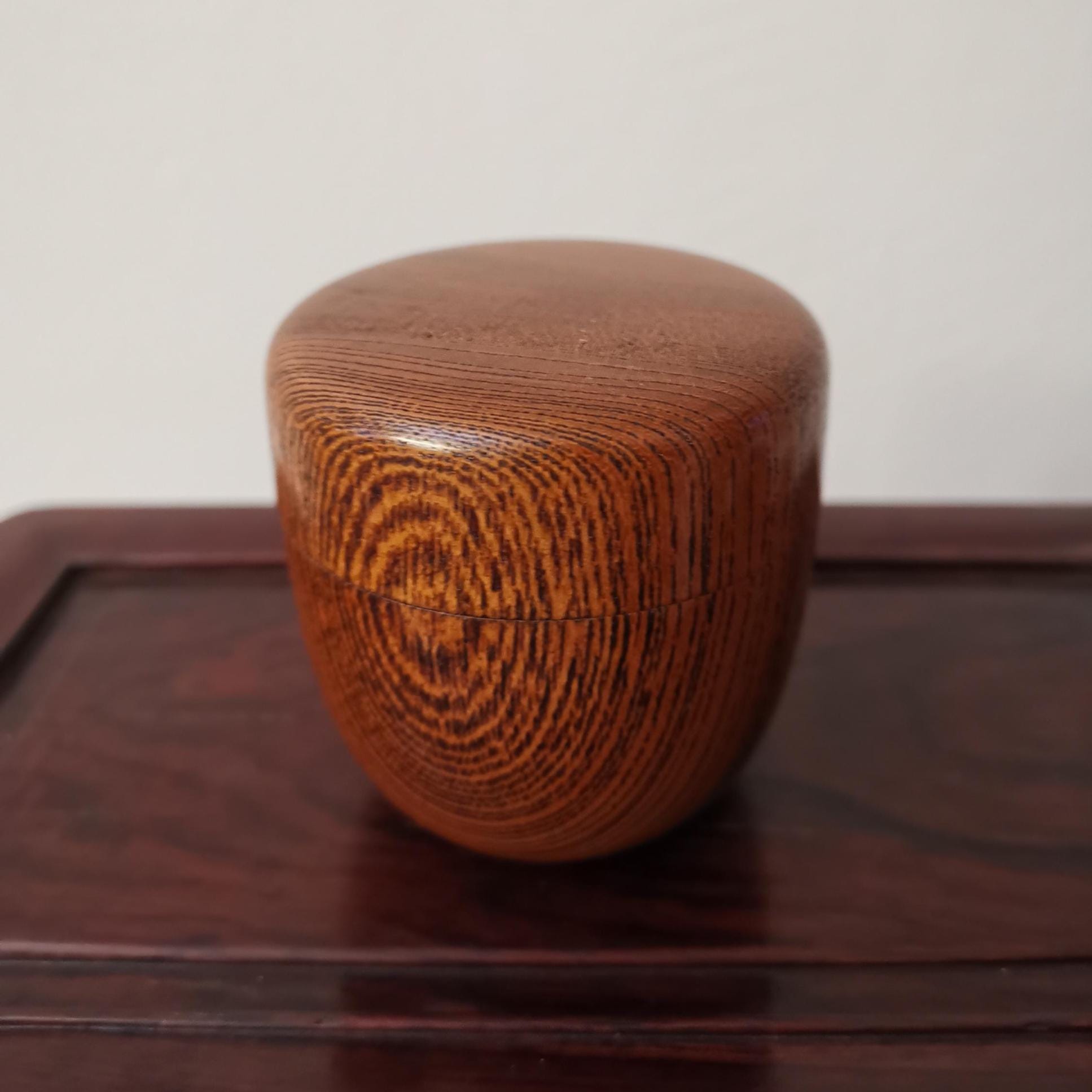 Japanese Natsume Wood Tea Caddy - Etsy