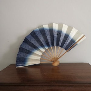 Japanese sensu fan,Vintage Japanese Sensu Fan, Paper folding Fan, odori fan, Sensu Hand Made Bamboo