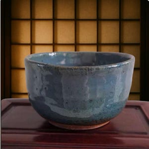 Matcha Chawan giapponese, ciotola da tè giapponese, ciotola da tè Chawan in ceramica per la cerimonia del tè giapponese, ciotola da tè verde, ciotola da tè orientale, vintage giapponese