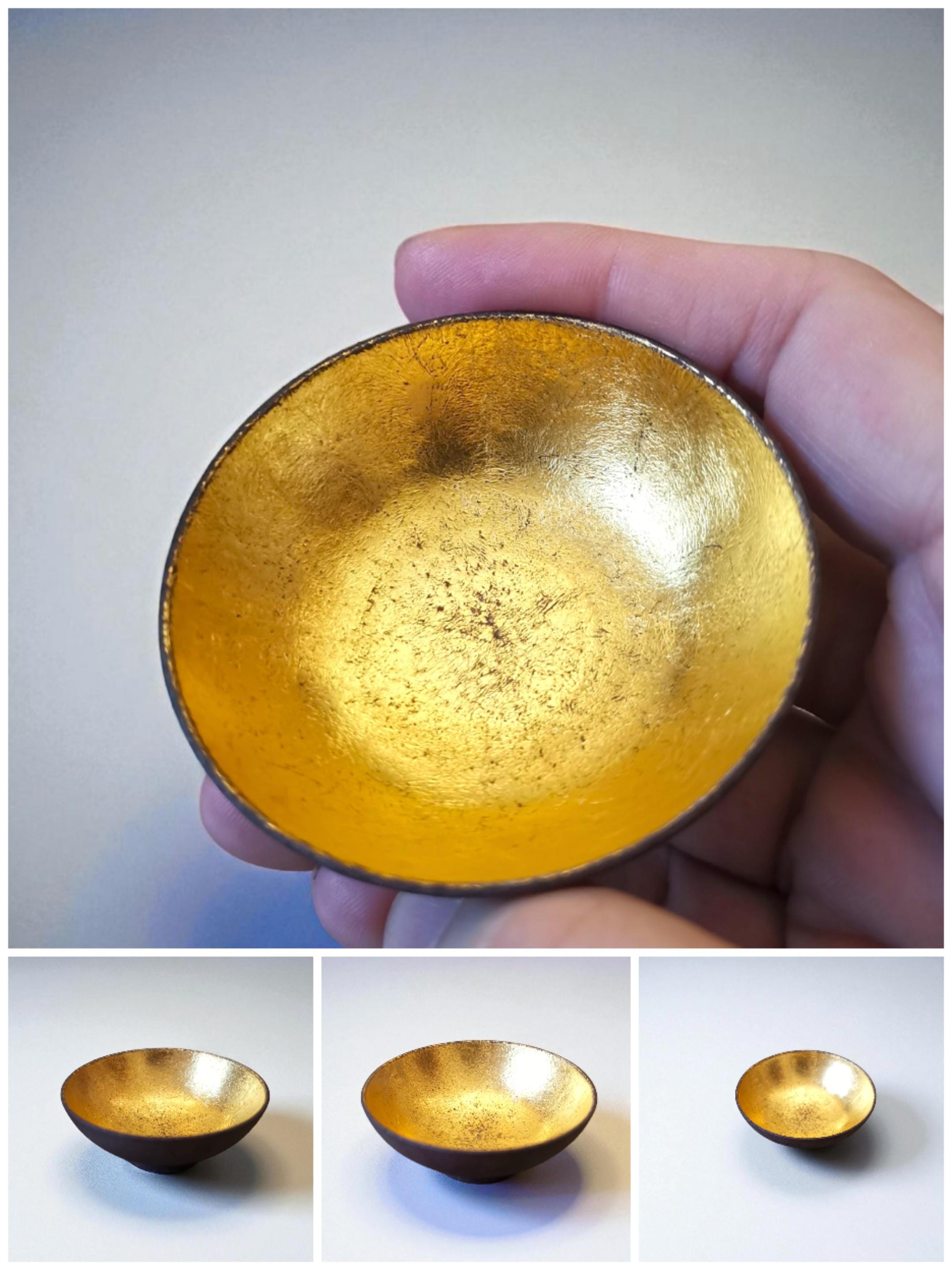越前焼 極薄陶器 金箔 酒器 ペア - Etsy 日本