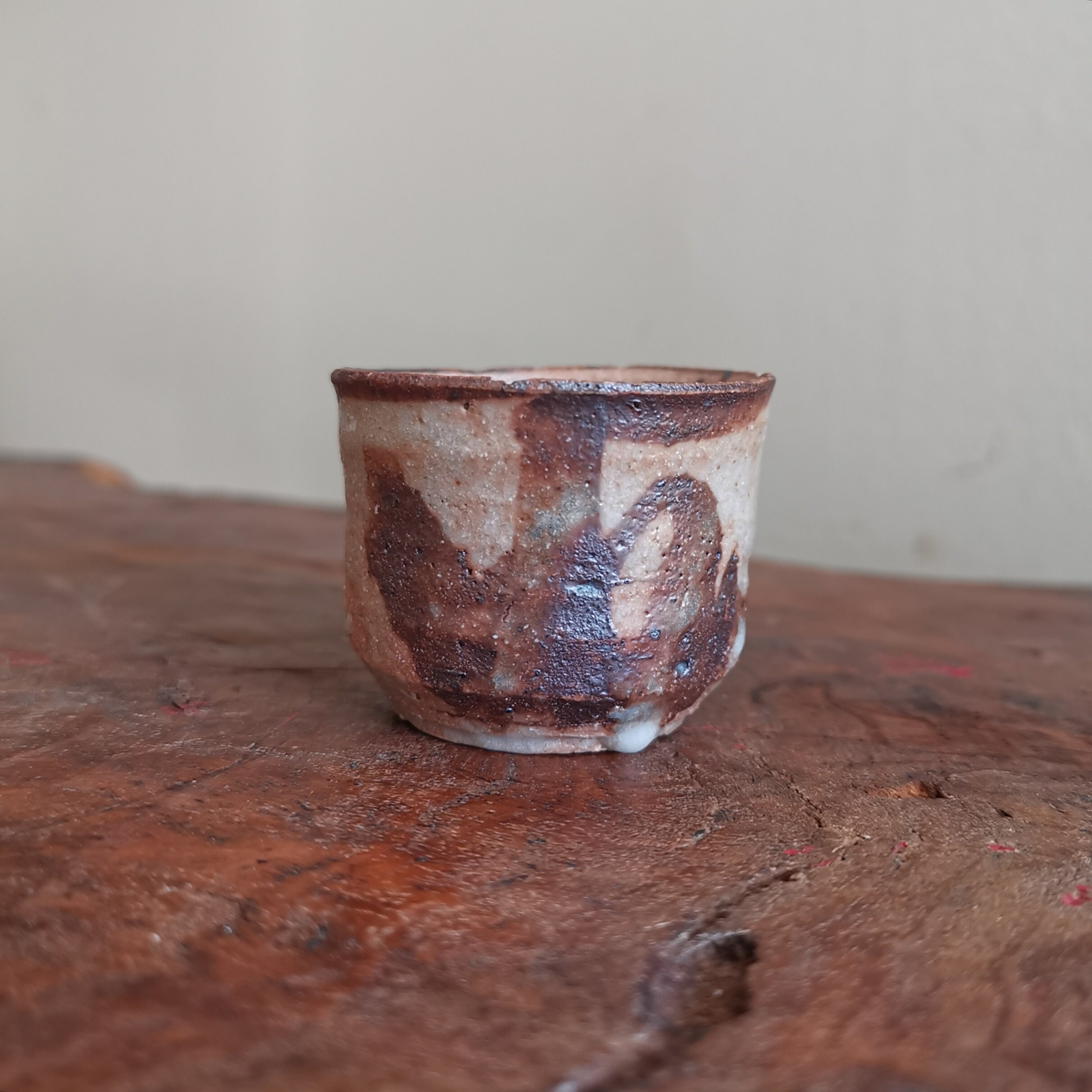 Guinomi Vintage sake cup vintage Japanese shino yaki o choko Etsy