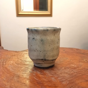 Earthenware tea cup Japanese Yunomi, Japanese teacup, handbuilt japanese teacups, gift for her, oriental teacup, teacups, matcha teacup
