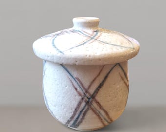 Japanische Keramikschale mit Deckel, Sammlergeschirr, Chawanmushi