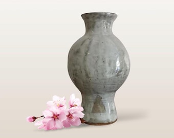手作り陶器の花瓶、ヴィンテージの日本の志野焼、生け花用花瓶 - Etsy 日本
