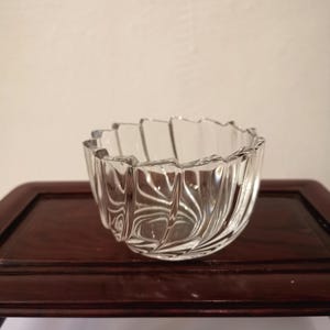 Japanese Glasse cup , small glass cup, glass ware , oriental glass cup, collectible glassware, small glass bowl