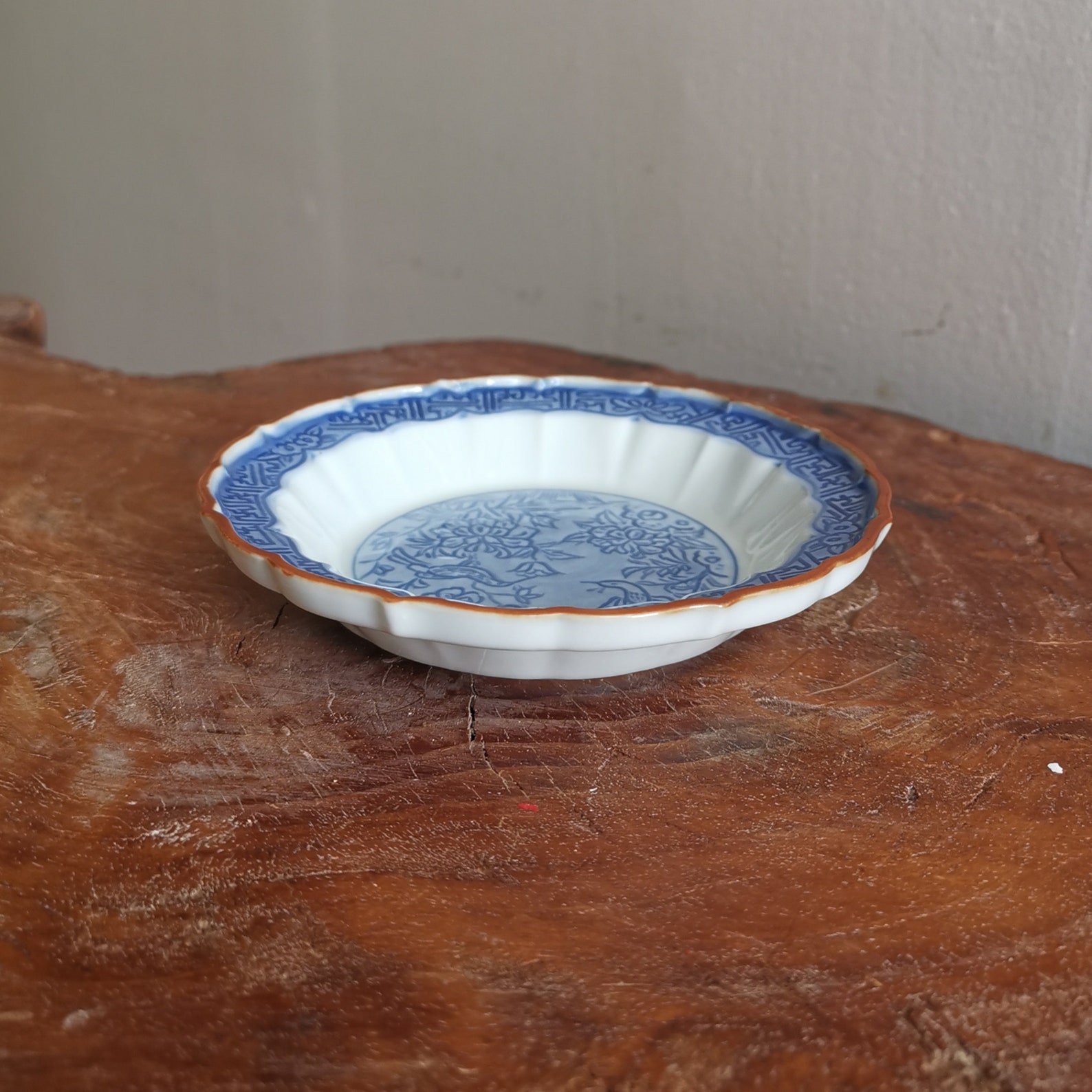 Japanese small plates tsukemono plate japanese blue & white Etsy