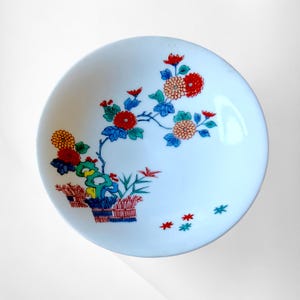 Vintage Kakiemon Japanese Plate: Chinoiserie, Arita-ware