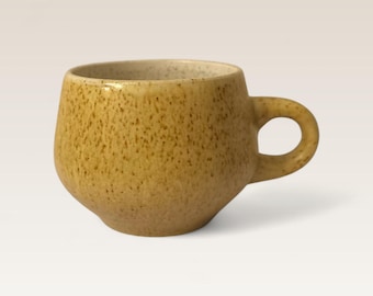 Japanese Ceramic Pottery,  retro Glazed small Mug, 150ml