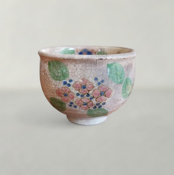 ヴィンテージの日本製抹茶茶碗、手描きの陶器製茶碗 - Etsy 日本