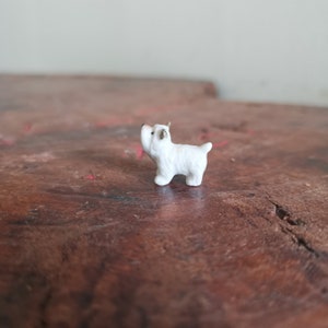 Miniature Dog, dog mini, miniature ceramic dog, collectible dog, Dog Figurine, Puppy, collectible dog Miniature