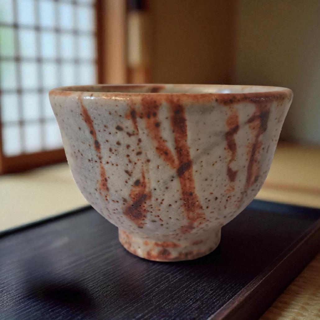 志野焼 ほうじ茶茶碗（6客） 志野焼の茶碗：日本の陶器製茶碗、手作り陶器 - Etsy 日本