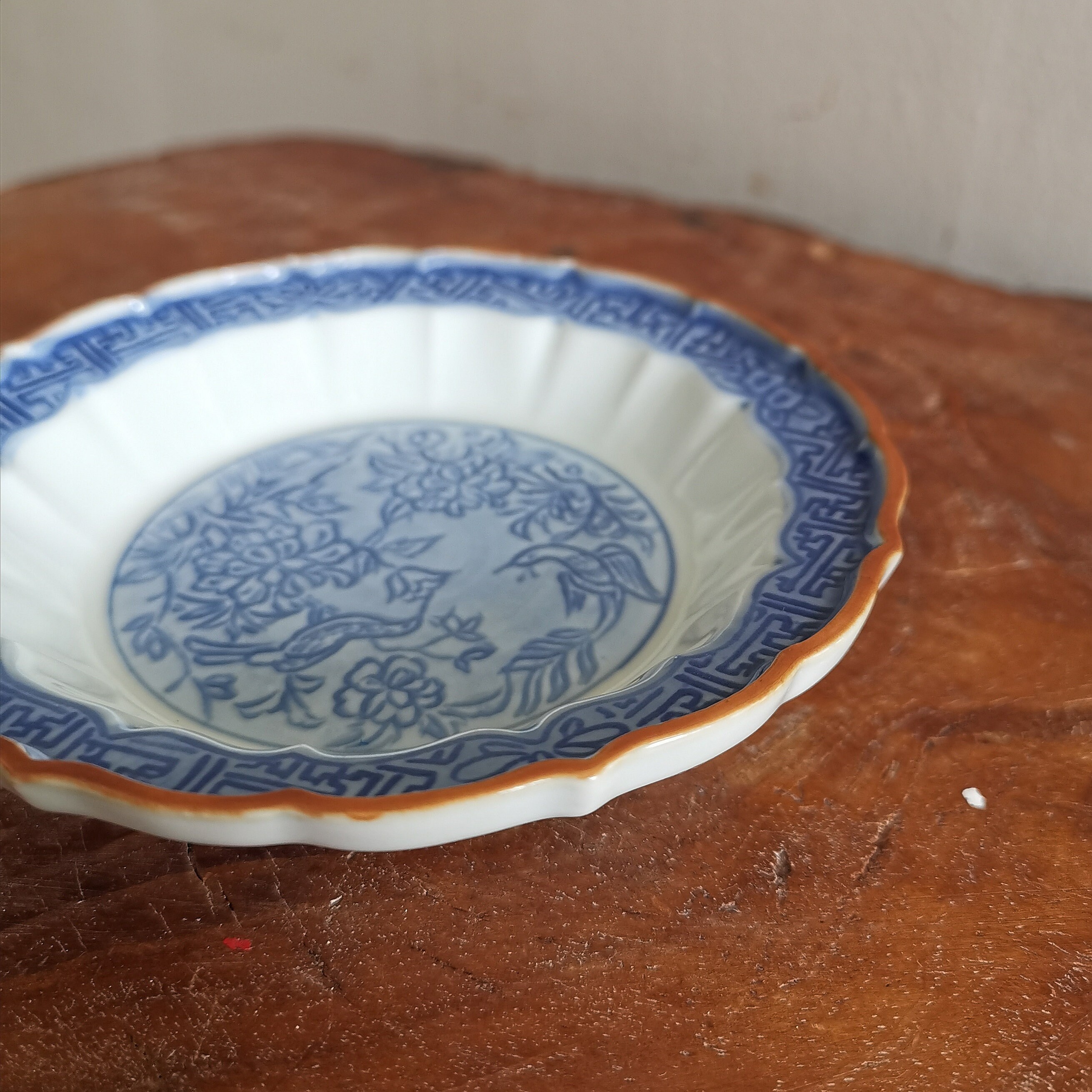 Japanese small plates tsukemono plate japanese blue & white Etsy