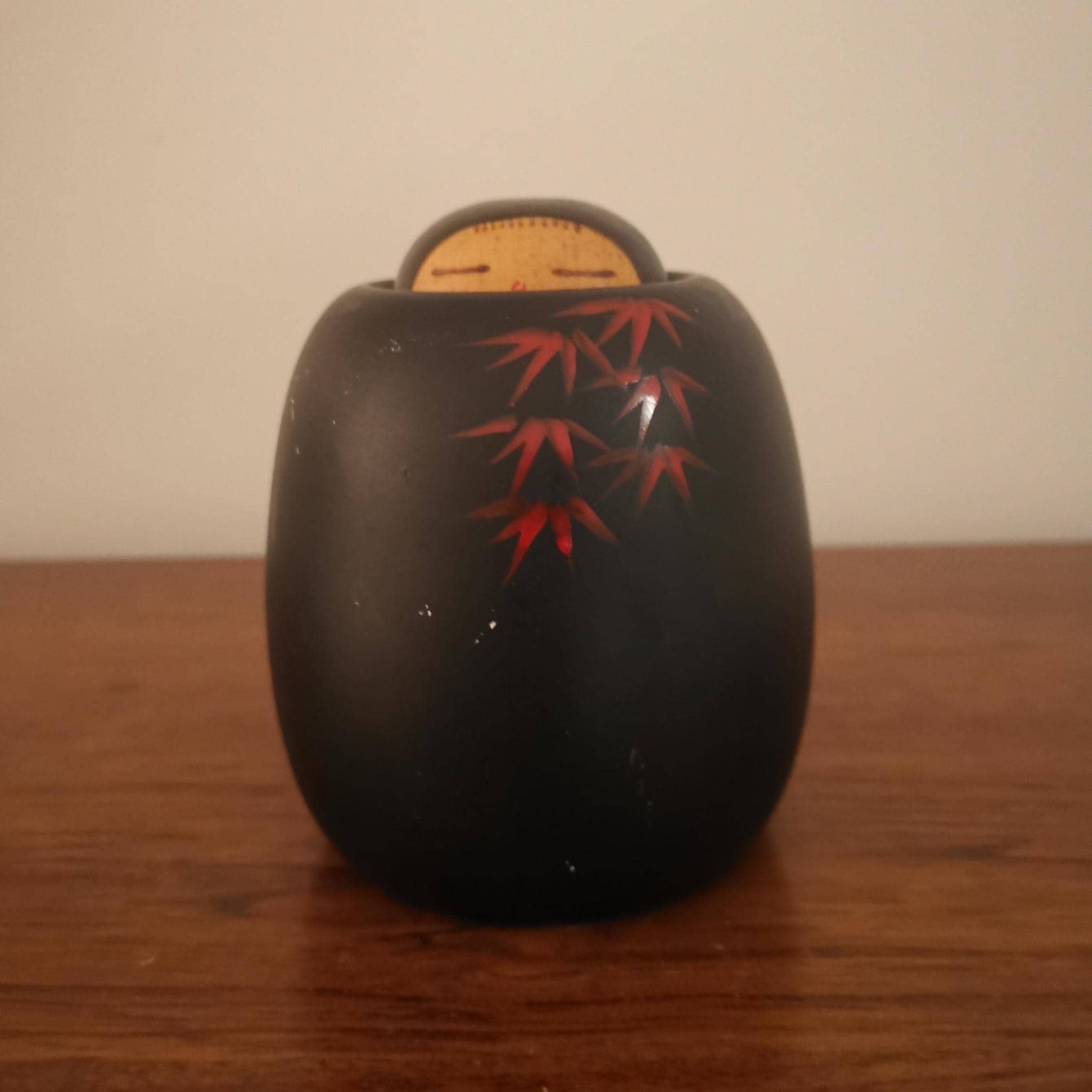 創作こけし かぐや姫 関口東亜　高さ15cm 未使用　長期保管品 関口東亜作 ヴィンテージこけし かぐや姫 - Etsy 日本