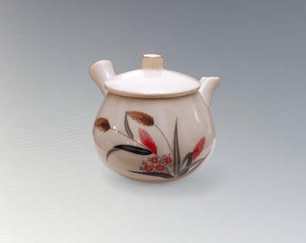 Japoński porcelanowy czajniczek Kyusu: czajniczek do serwowania na jedną porcję