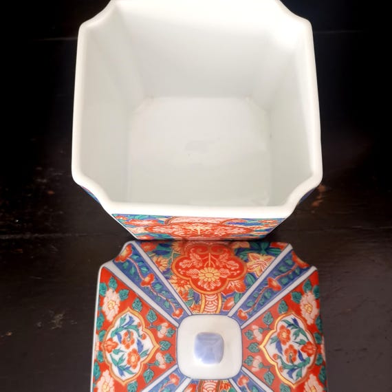 有田焼 蓋付き磁器ボウル、日本のコレクターズ食器 - Etsy 日本
