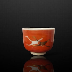 Vintage guinomi , Japanese KaratsuYaki guinomi, sakecup, small cup, sake cup , oriental teacup, collectible drink ware,Japanese stone ware