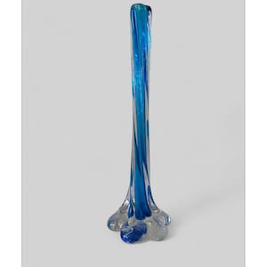 Japanese retro glass vase, Flower Vase, Japan vase, vintage vasel, collectible Glassware, Blown Glass, vase, home decor, tupe vase