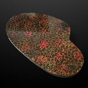 Japanese Tray lacquerware Tsugaru-nuri, Traditional Japanese  Tray with Lacquer Finish, Japanese Lacquerware plate