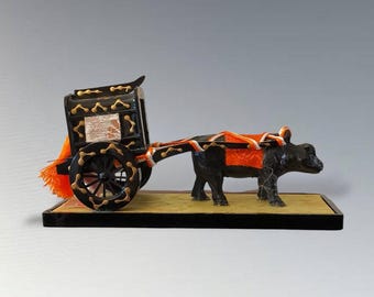 ☆01☆牛車御所車 金箔風装飾 ひな祭り 牛車のミニチュア、ひな祭りの飾り - Etsy 日本