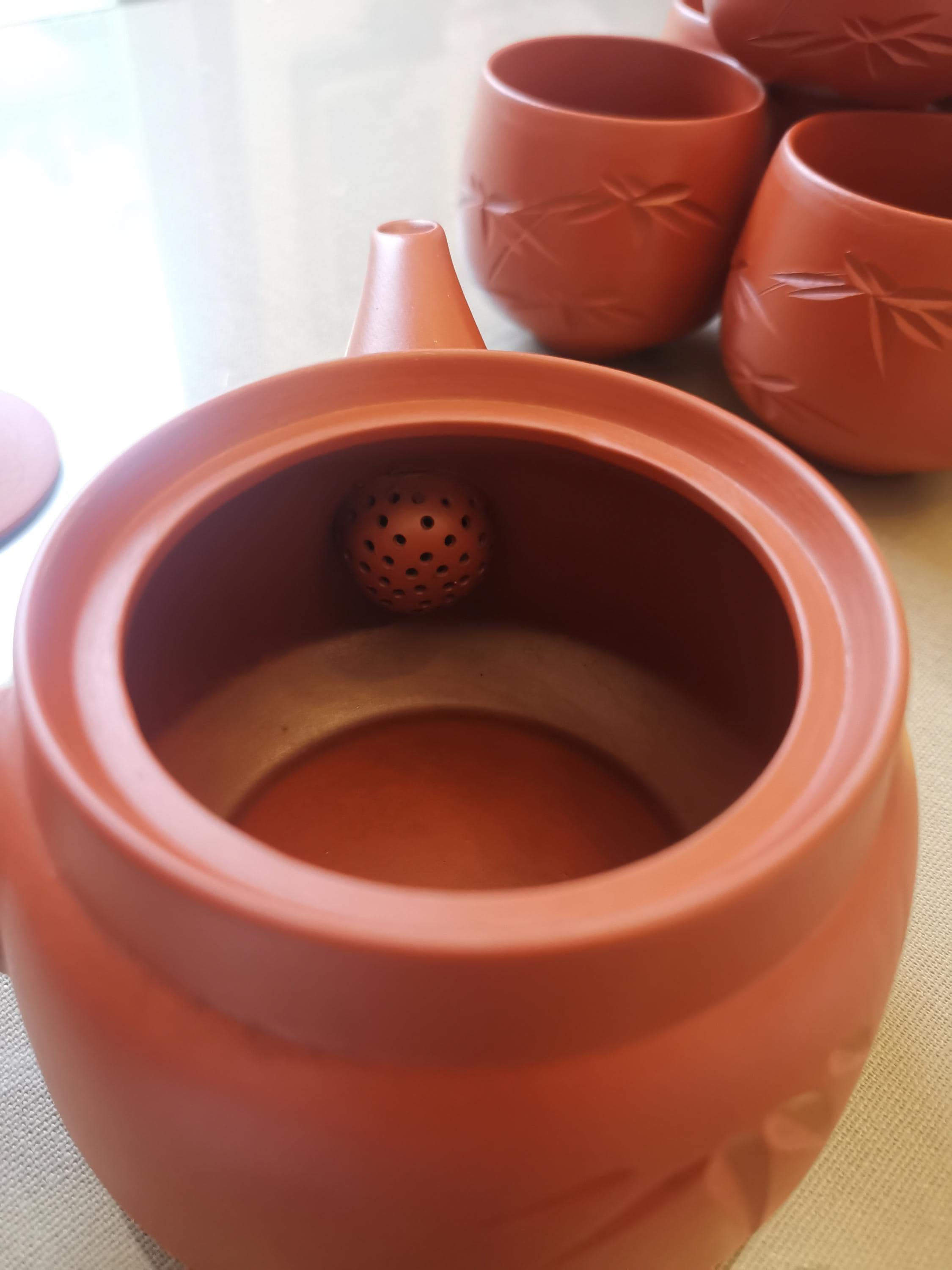 常滑焼急須セット：竹彫刻入り陶器製緑茶セット - Etsy 日本