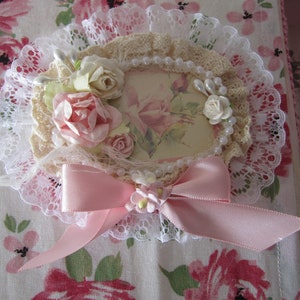 Shabby Pink Book Box Trinket Box Memory Book - Etsy